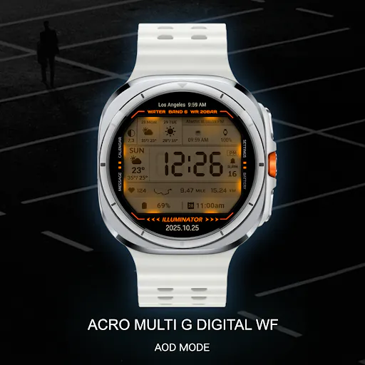 ACRO Multi G Digital Watchface Google Play 공개 화면 1