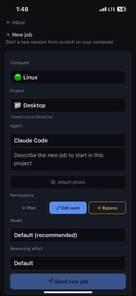 afk — AI Coding Agent Remote App Store 공개 화면 3