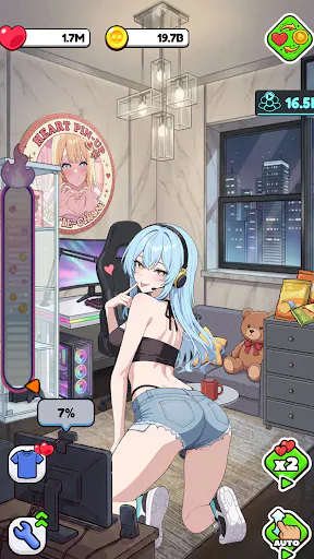 Anime Streamer Clicker Google Play 공개 화면 1