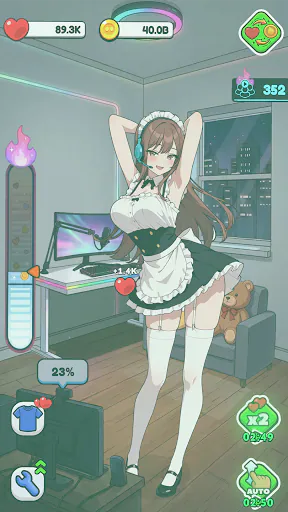 Anime Streamer Clicker Google Play 공개 화면 3