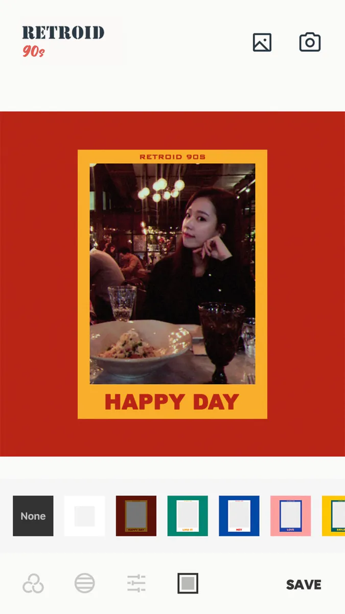 Retroid 90s - 레트로 사진 편집기 App Store 공개 화면 3