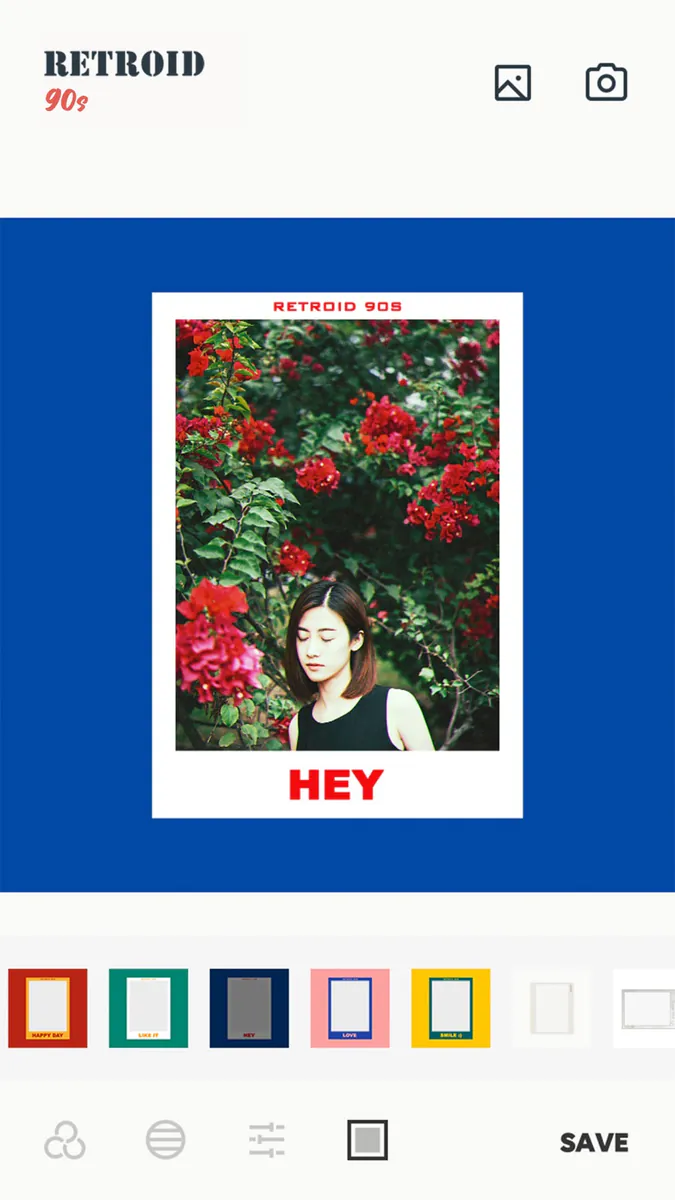 Retroid 90s - 레트로 사진 편집기 App Store 공개 화면 4