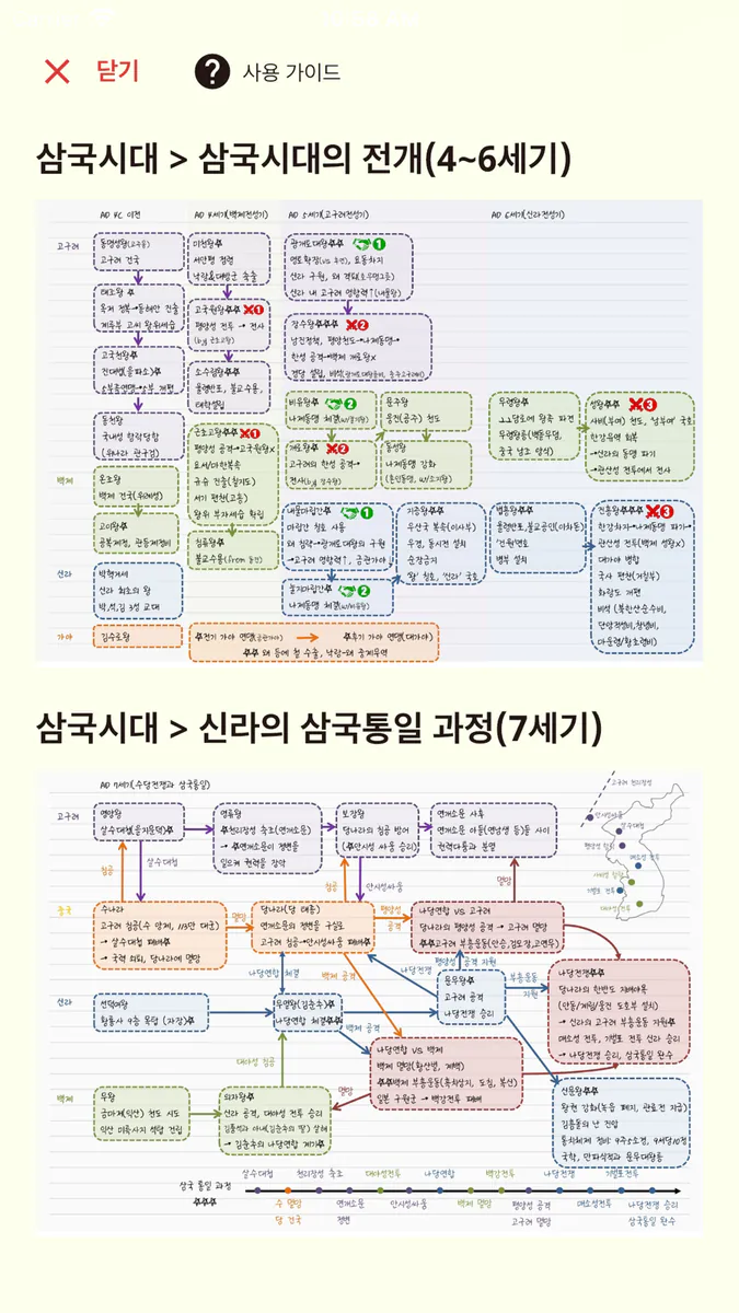 한국사 오답노트(한능검 심화 문제&해설) App Store 공개 화면 5