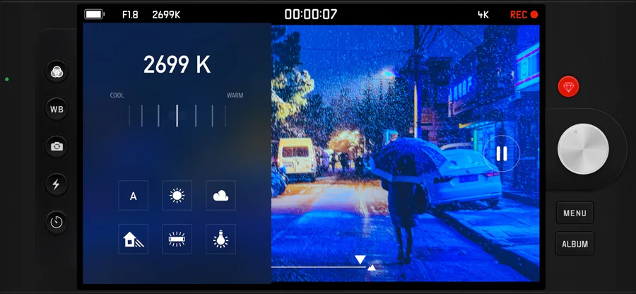 RECO - 4K 필름 캠코더 App Store 공개 화면 3