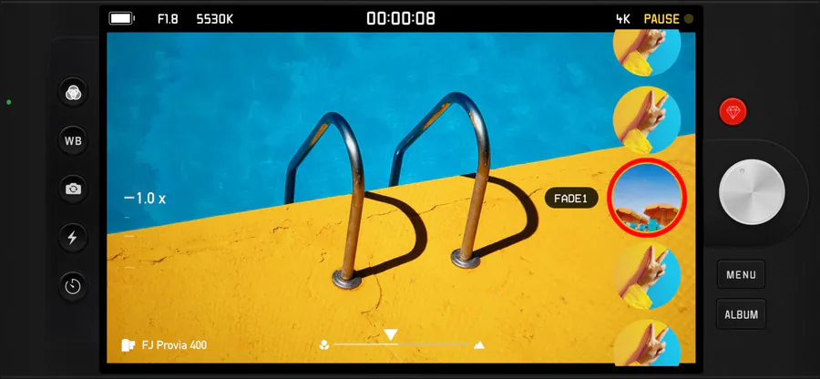 RECO - 4K 필름 캠코더 App Store 공개 화면 5