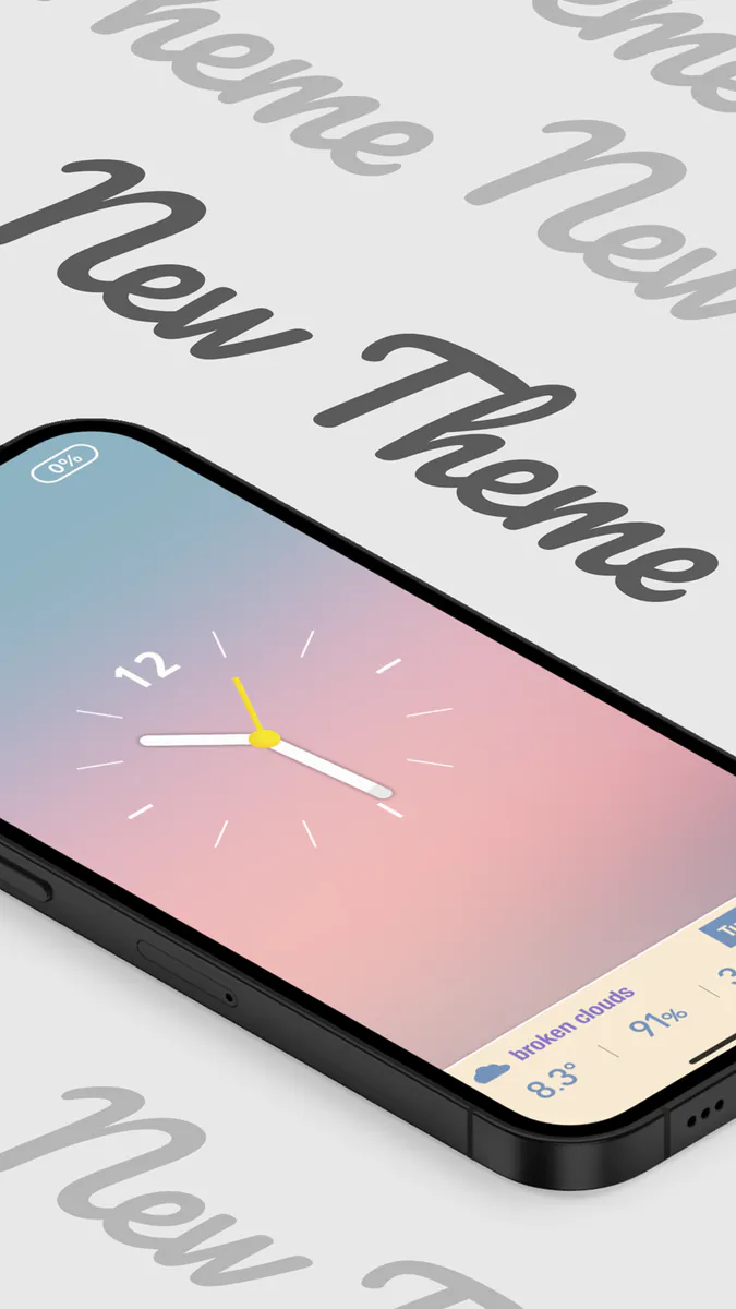 빨간 시계 - 날씨와 알람 App Store 공개 화면 2