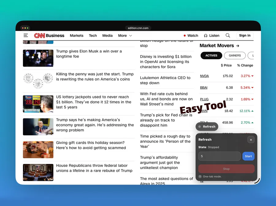 새로고침 | 웹 App Store 공개 화면 3
