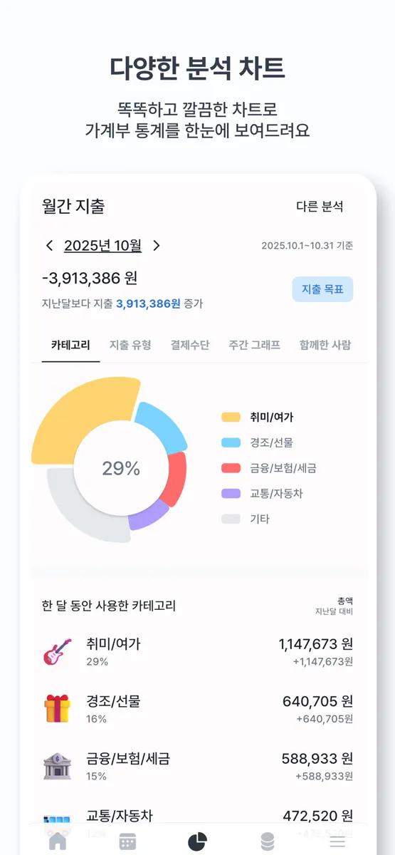 피드 가계부 Pro App Store 공개 화면 3