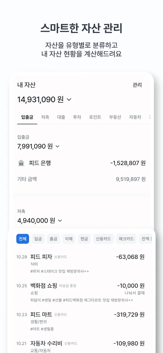 피드 가계부 Pro App Store 공개 화면 5