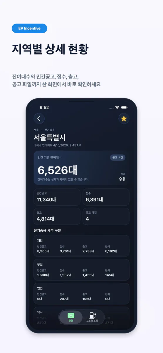 전기차 보조금 - EV 인센티브 App Store 공개 화면 3