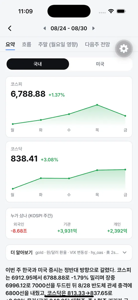 스톡독 App Store 공개 화면 3