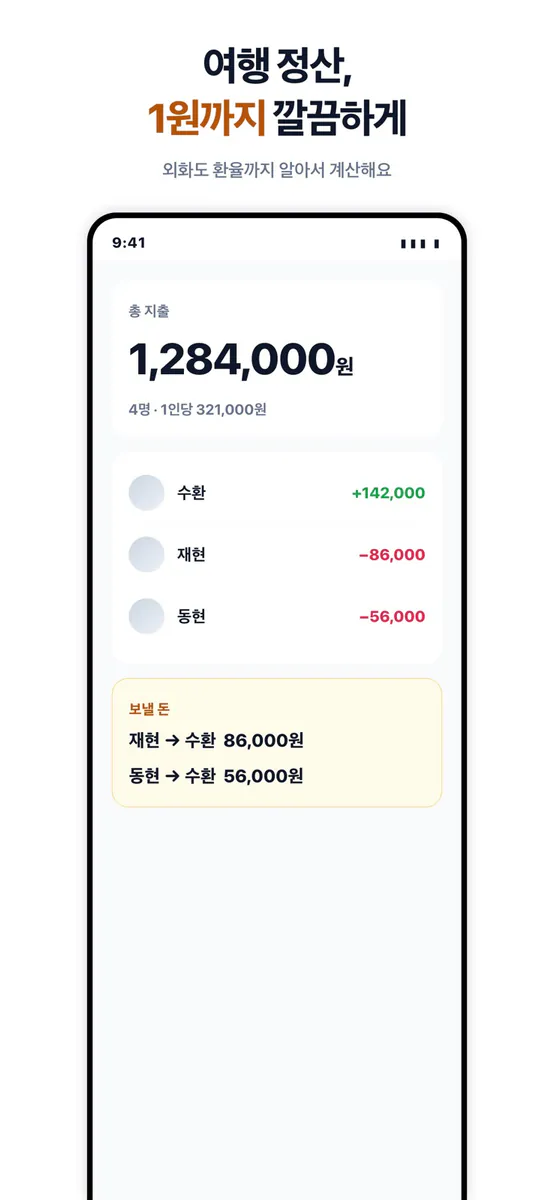 위드트립 App Store 공개 화면 2