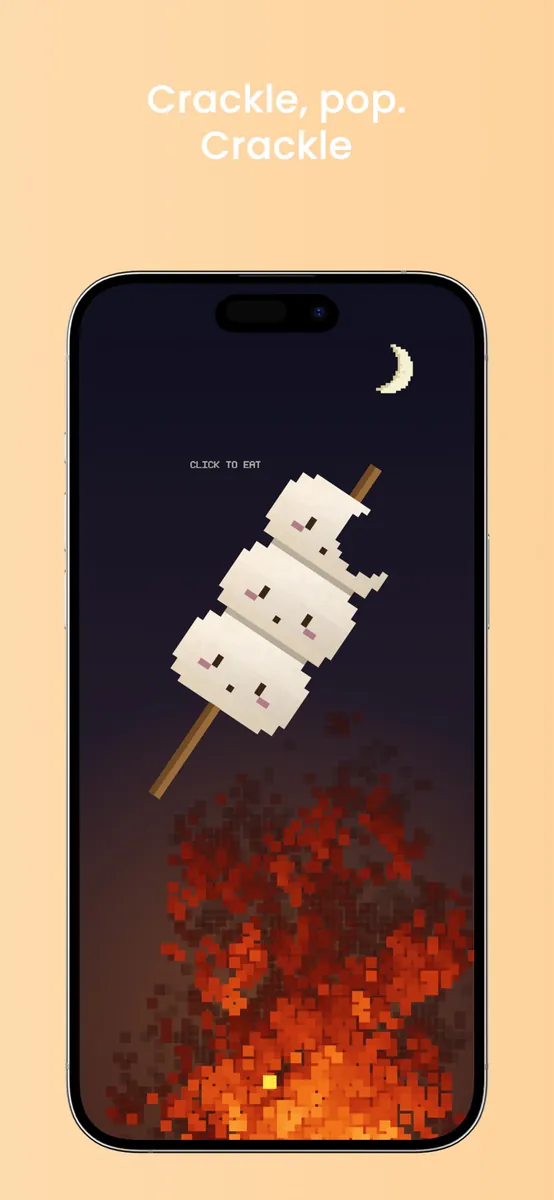 마시멜로 굽기 App Store 공개 화면 2