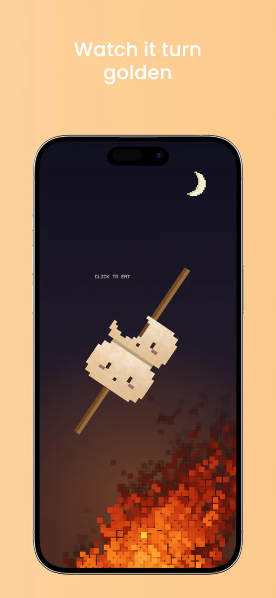 마시멜로 굽기 App Store 공개 화면 3