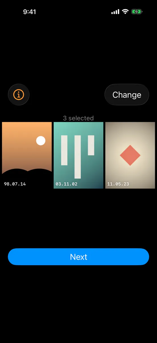 Backdate: 필름 날짜 스탬프 App Store 공개 화면 1