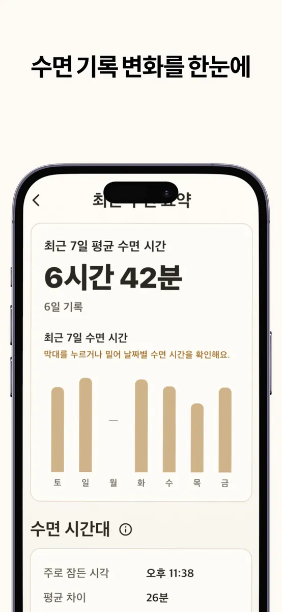 Sleep Mate: 수면 기록 & 녹음 App Store 공개 화면 4