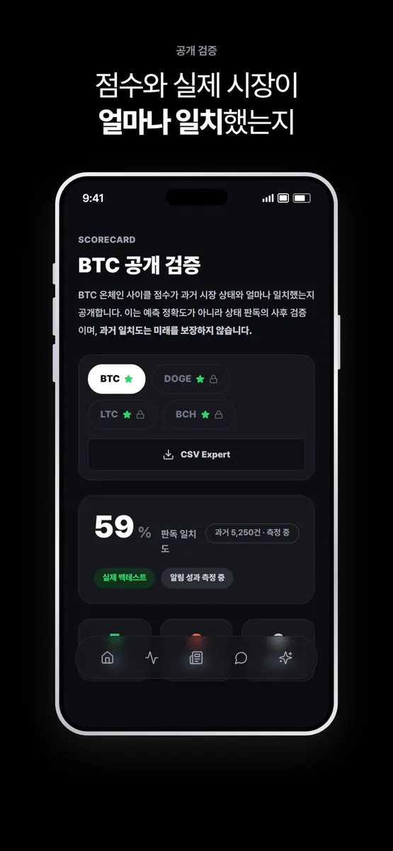 investscore - 코인을 점수로 한눈에 App Store 공개 화면 2