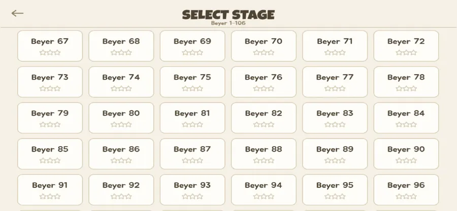 피아노 바이엘 App Store 공개 화면 3