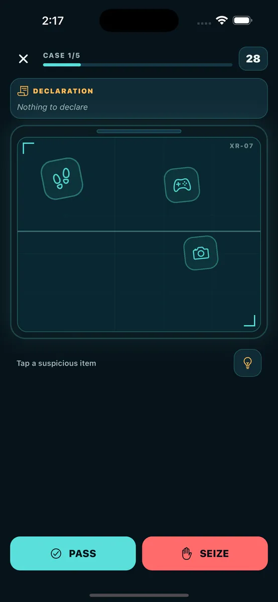 나이트 커스텀즈 - 세관 게임 App Store 공개 화면 3