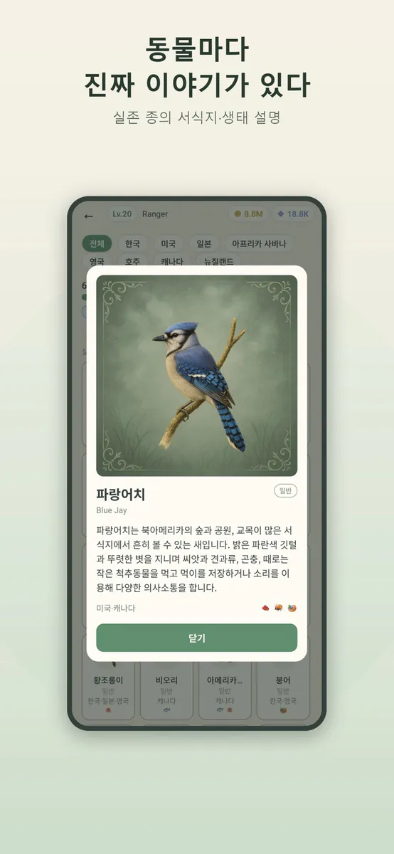 Wildgether: 야생동물 보호구역 App Store 공개 화면 4