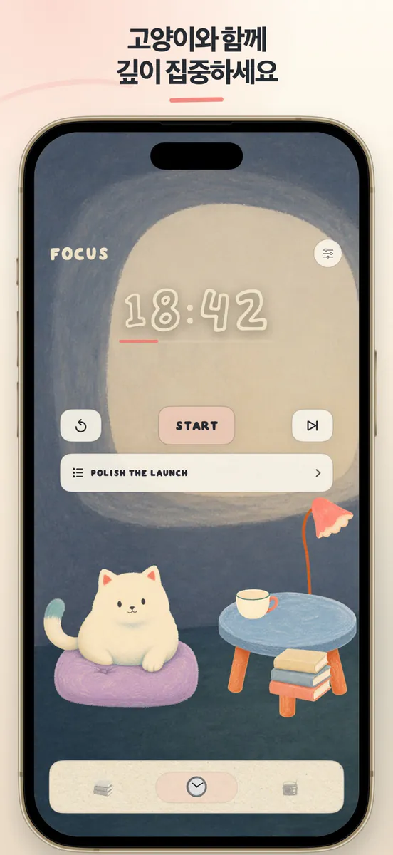 CATTIMO: 할일·집중 타이머 App Store 공개 화면 2