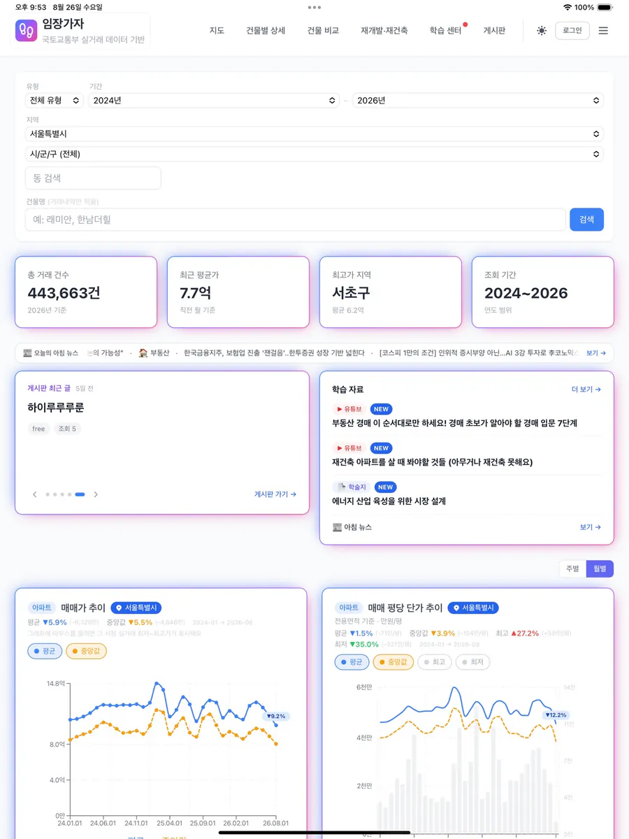 임장가자 App Store 공개 화면 5