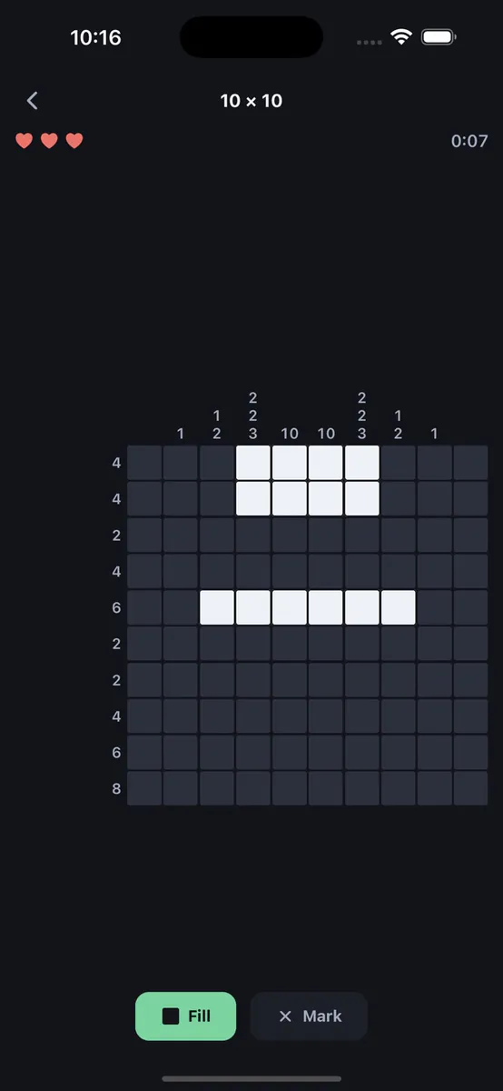 픽셀 크로스 - 노노그램 App Store 공개 화면 2