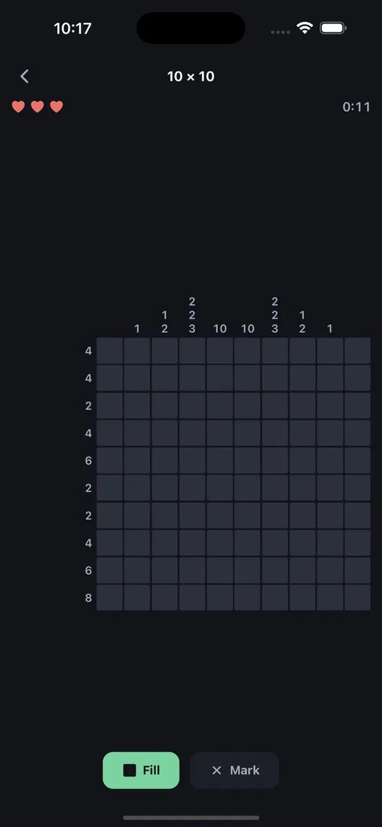 픽셀 크로스 - 노노그램 App Store 공개 화면 3