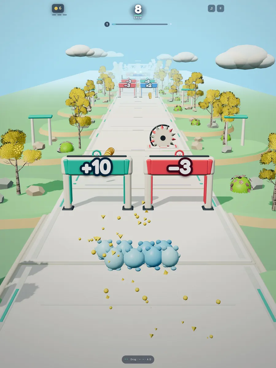 러시링즈: 3D 러닝 게임 App Store 공개 화면 5