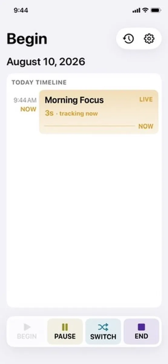 Begin : Start Small App Store 공개 화면 1