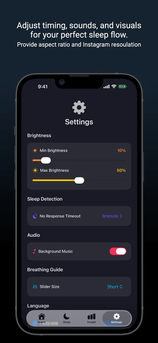 CalmNest: 박스호흡 수면앱 App Store 공개 화면 4