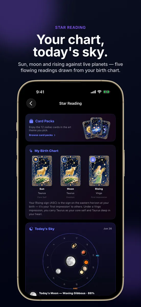 Constella: 사주 만세력 App Store 공개 화면 4
