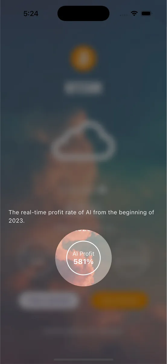 크립토웨더 AI App Store 공개 화면 5