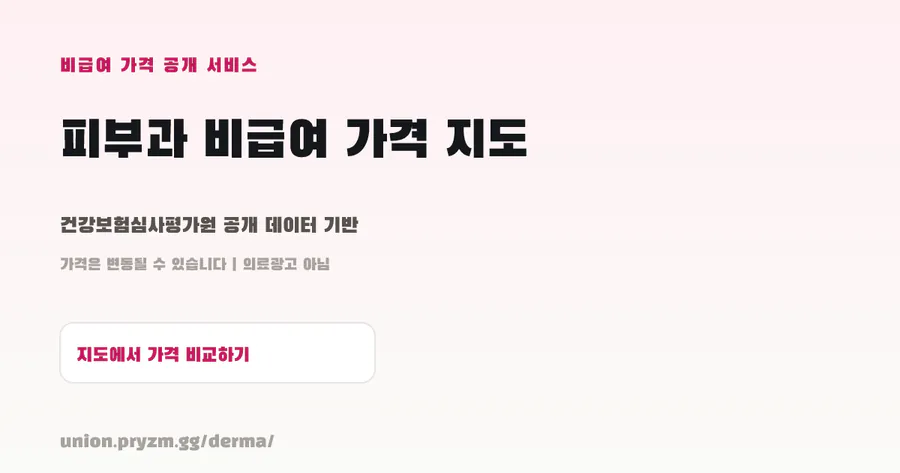 피부과맵 공식 홈페이지 대표 이미지