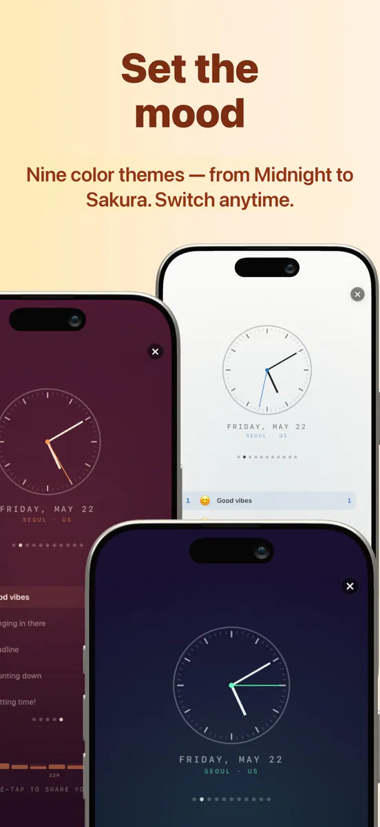 DeskEcho:탁상시계·플립시계 App Store 공개 화면 3