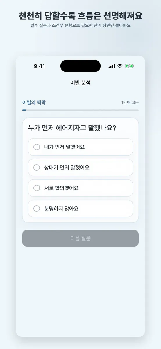그 후, 우리 - 이별 분석 리포트 App Store 공개 화면 4