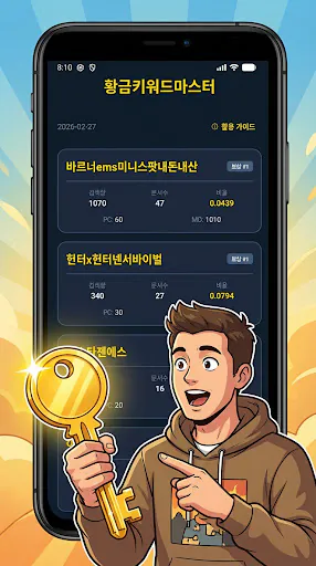 황금키워드마스터 Google Play 공개 화면 1