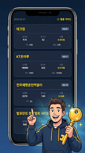 황금키워드마스터 Google Play 공개 화면 2