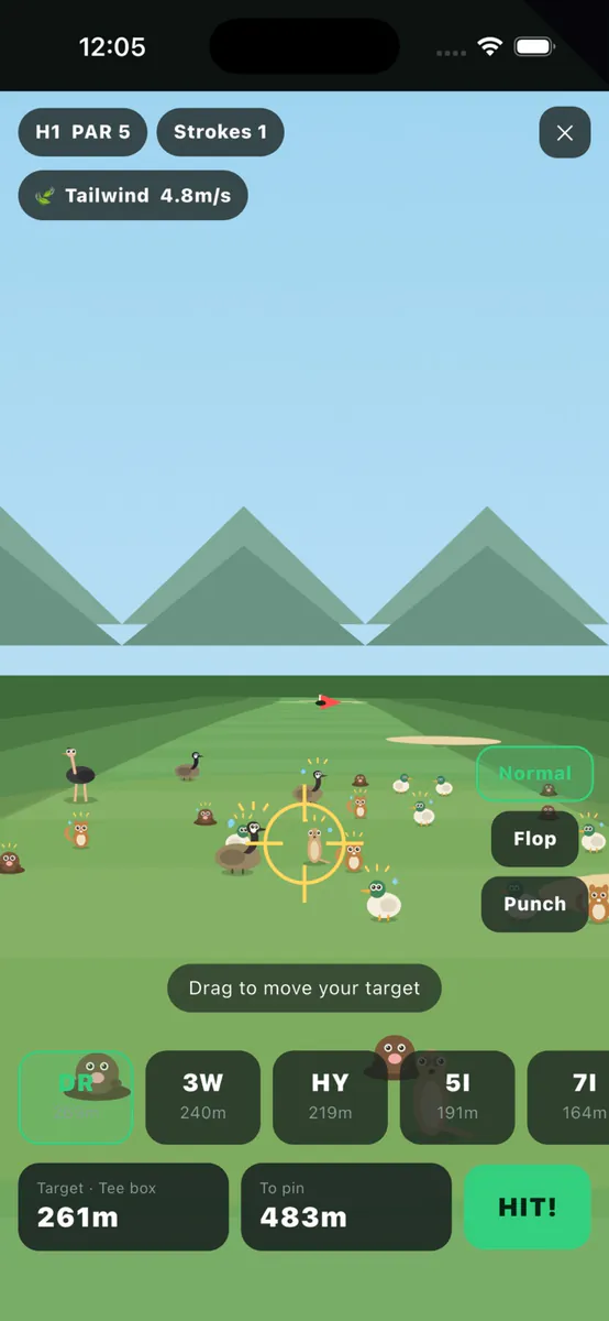 Golf Hunter App Store 공개 화면 5