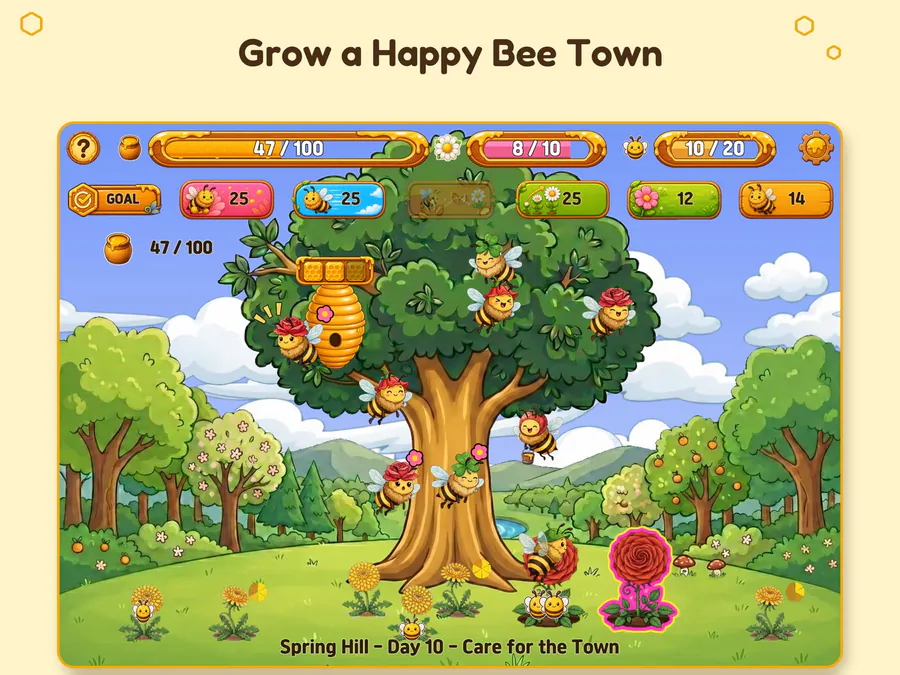 Honeybee Town App Store 공개 화면 1