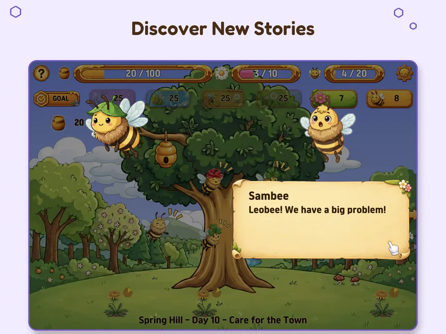 Honeybee Town App Store 공개 화면 3