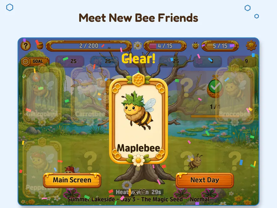 Honeybee Town App Store 공개 화면 4
