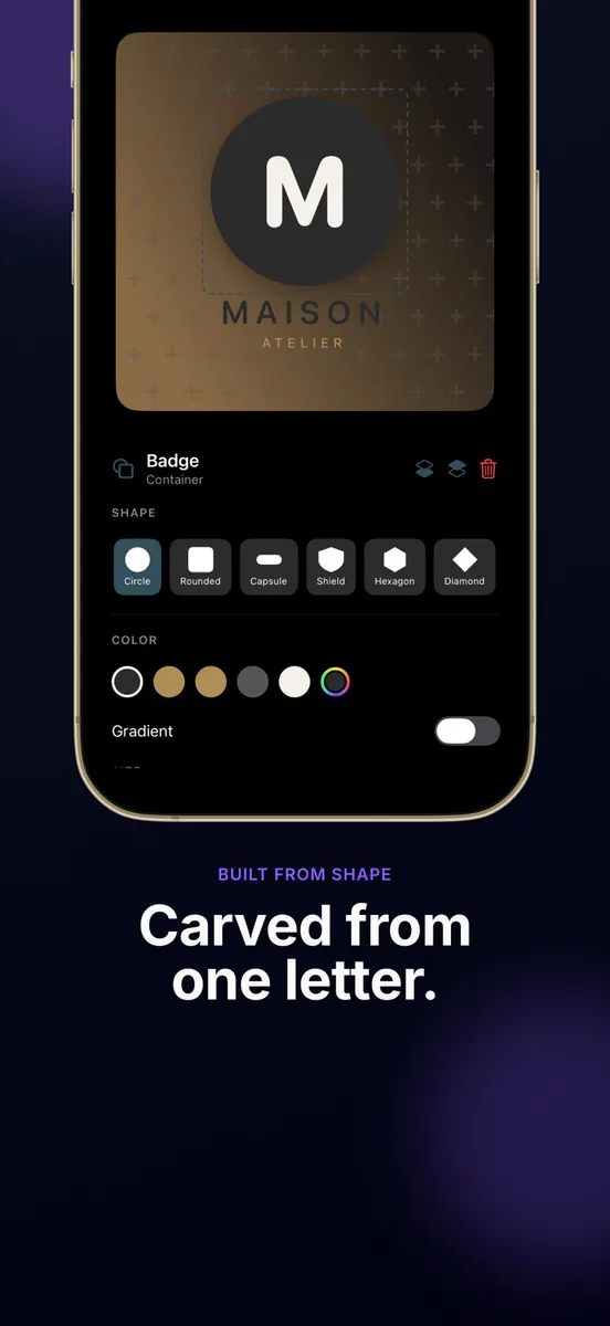 LogoForm: 로고 만들기 & 디자인 App Store 공개 화면 3