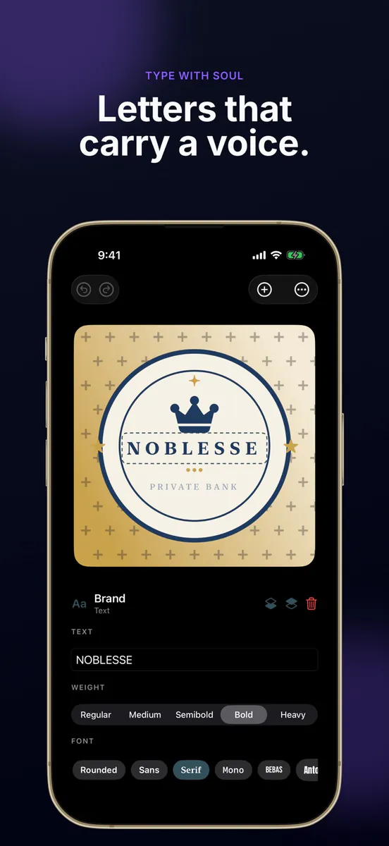 LogoForm: 로고 만들기 & 디자인 App Store 공개 화면 4