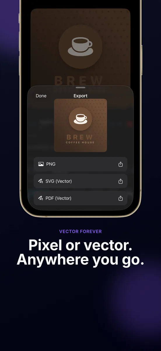 LogoForm: 로고 만들기 & 디자인 App Store 공개 화면 5