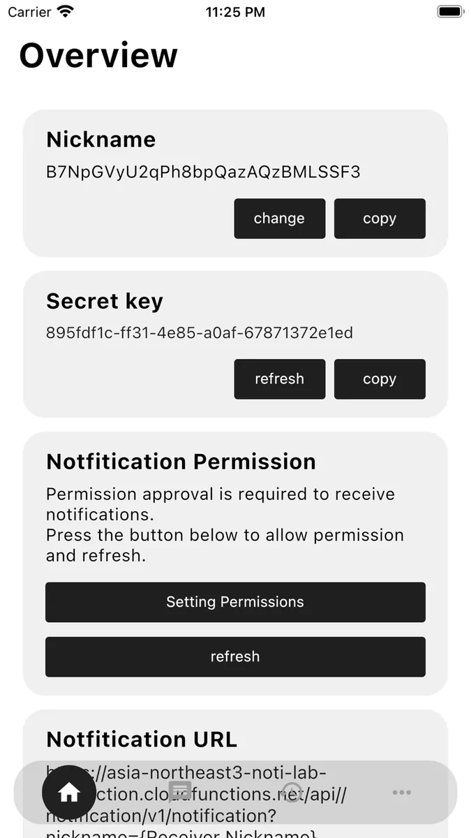 노티랩 - 쉬운 푸시 알림 전달 앱 App Store 공개 화면 4