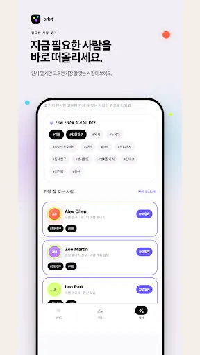 Orbit – 관계 지도 Google Play 공개 화면 1