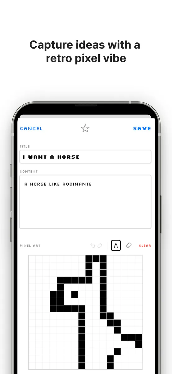 PixelMemo App Store 공개 화면 2