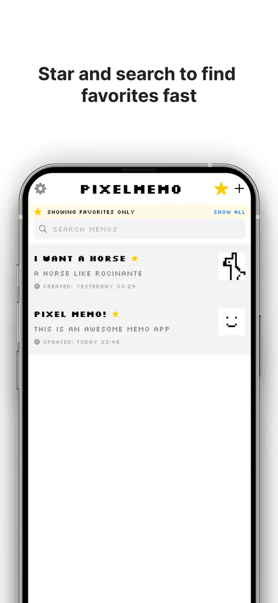 PixelMemo App Store 공개 화면 3