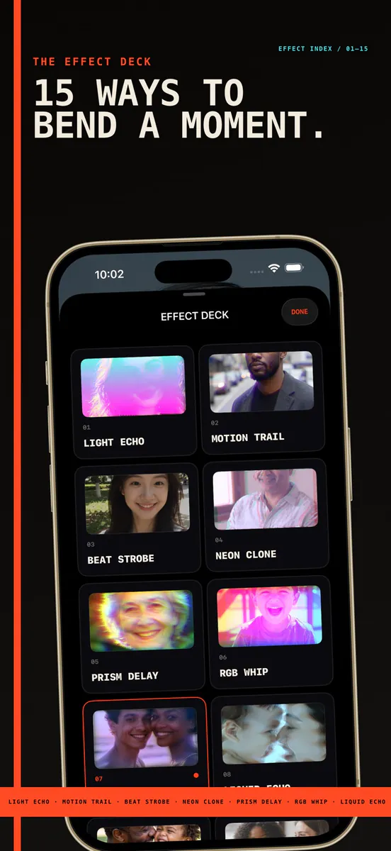 Pulse: Video Echo Effects App Store 공개 화면 2